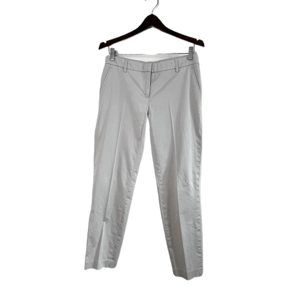 Willi Smith Khaki Cotton Crop Pants. Size 6 - Picture 1 of 5